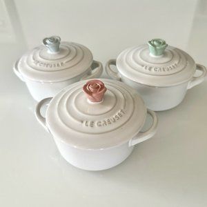 Le Creuset Cocottes Rose Knob
